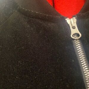 Nike velour black jacket 
NIKE SPORTSWEAR VESTE VELOUR NOIR taille PETITE S